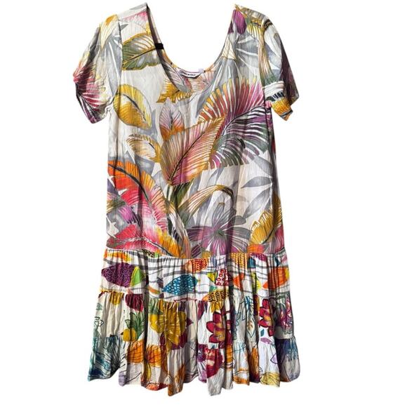 Jams World Dresses & Skirts - Vintage Jams World Hattie tropical print classic spun rayon dress M